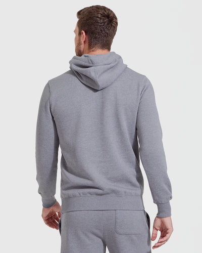 Fleece Pullover Hoodie - Heather Gray