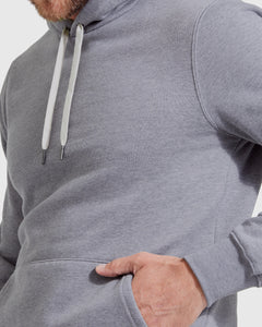 True ClassicHeather Gray Fleece French Terry Pullover Hoodie