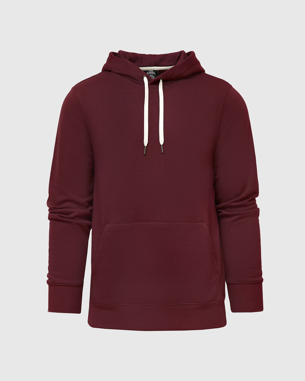 Mahogany Fleece French Terry Pullover Hoodie