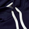Navy Fleece French Terry Pullover Hoodie
