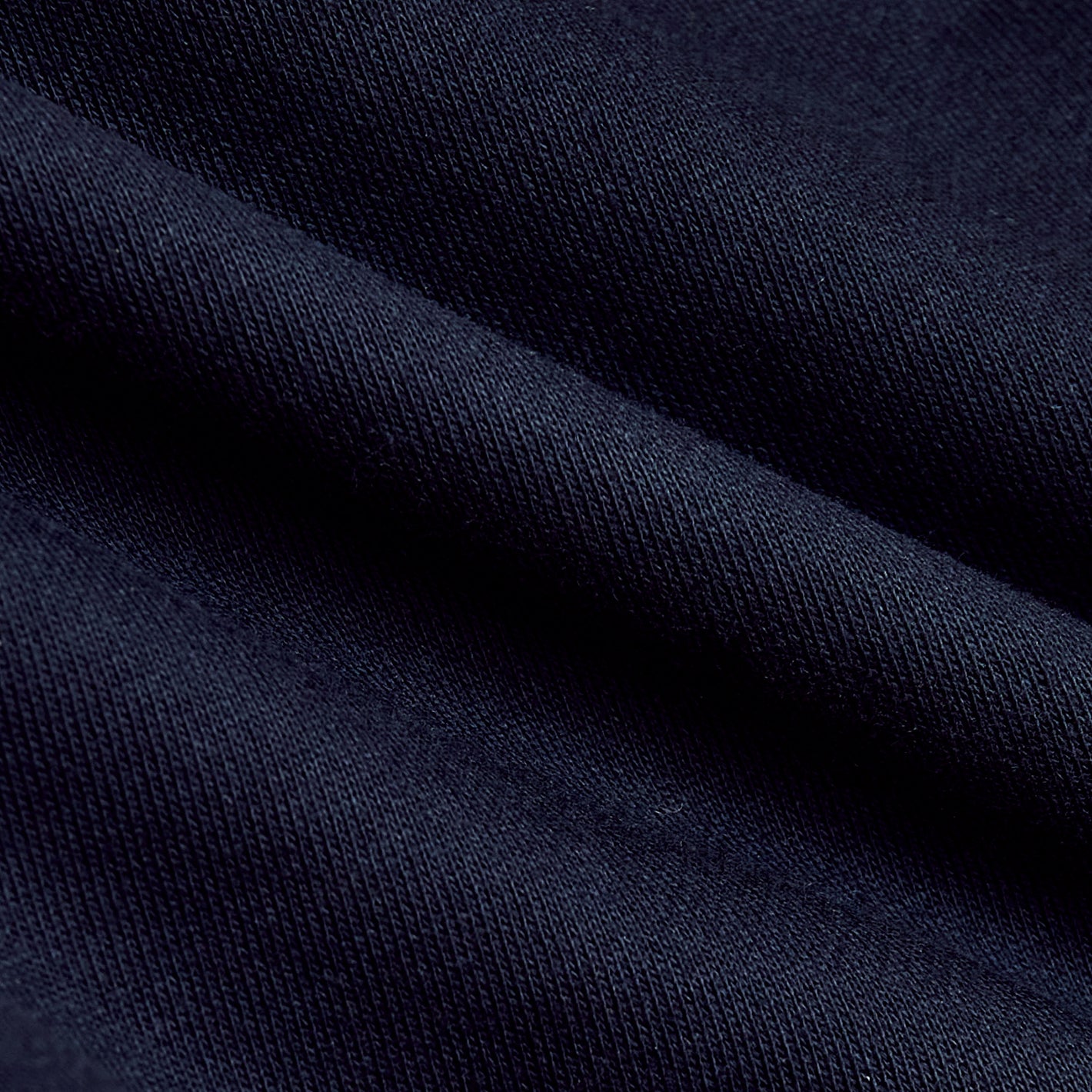 Navy Fleece French Terry Pullover Hoodie