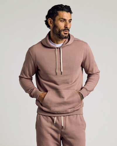Fleece Pullover Hoodie - Slate Mauve
