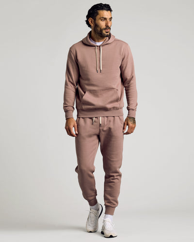Fleece Pullover Hoodie - Slate Mauve