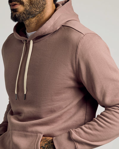 Fleece Pullover Hoodie - Slate Mauve