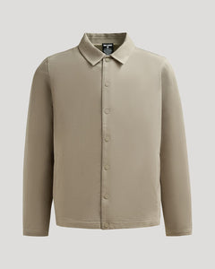 True ClassicKhaki Casual Jacket with snap-button closure and shirt-style collar.