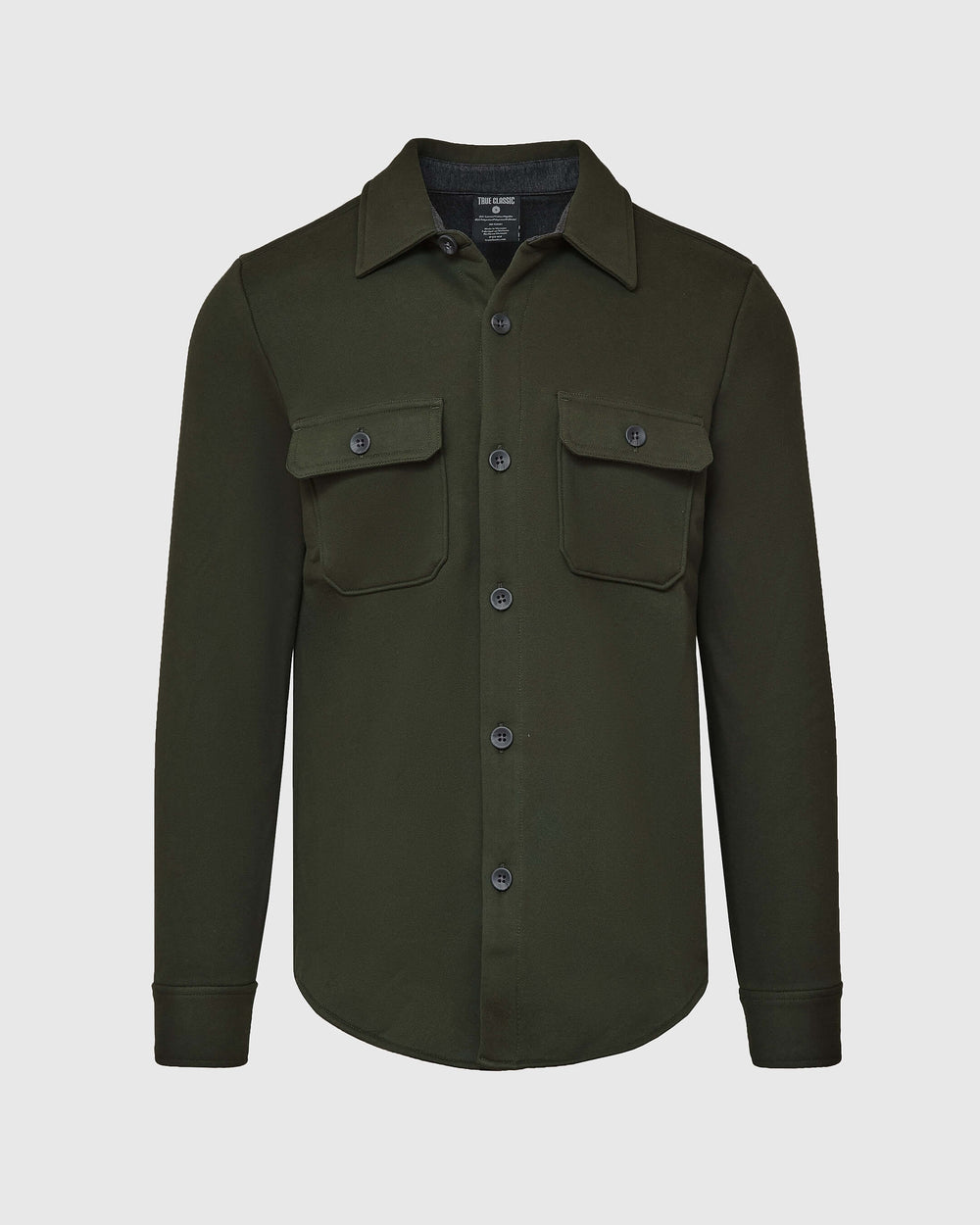 Dark Olive Fleece Shacket