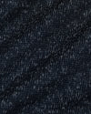 Navy Sweater Fleece Jacket showcasing detailed knitted texture.