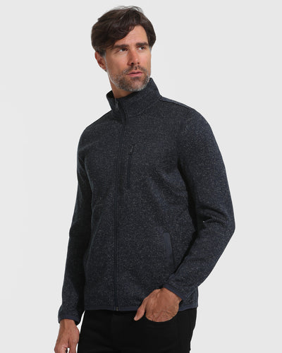 Strickfleece‑Jacke
