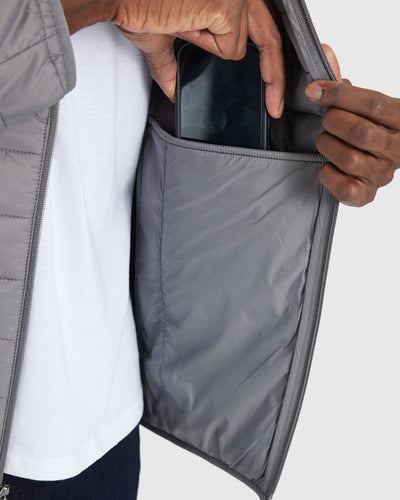Puffer Jacket - Gunmetal