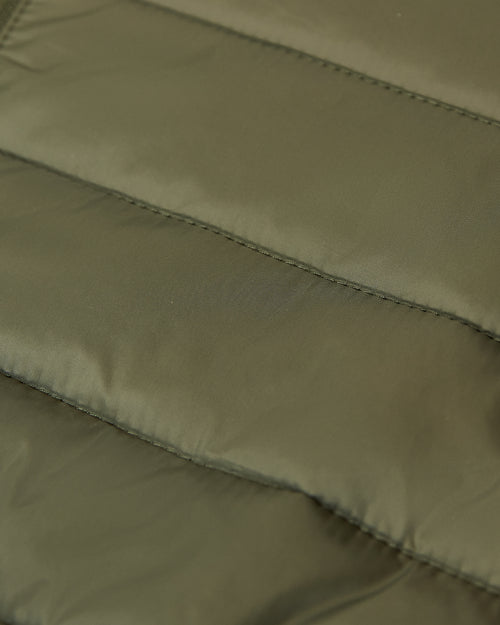 Military Green Puffer Jacket