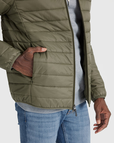 Puffer Jacket - Military Green