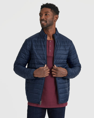 Puffer Jacket - Navy