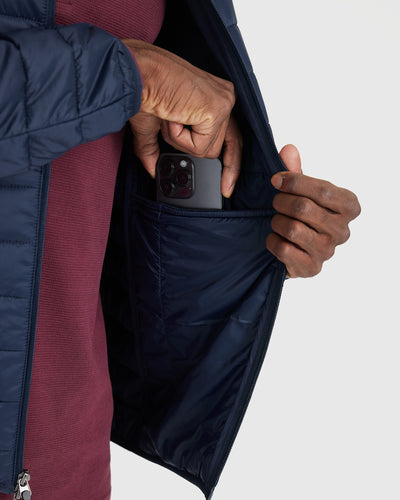 Puffer Jacket - Navy