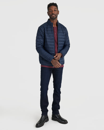 Puffer Jacket - Navy
