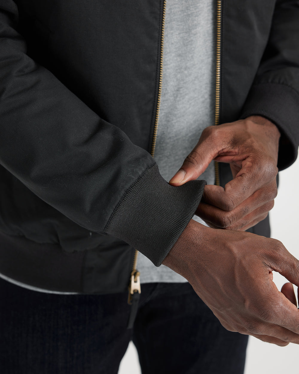 Black Bomber Jacket