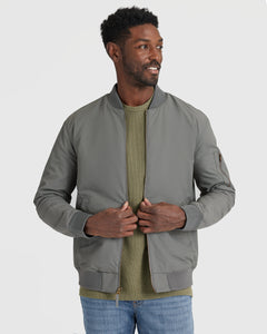 True ClassicCarbon Bomber Jacket