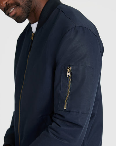 Bomber Jacket - Navy