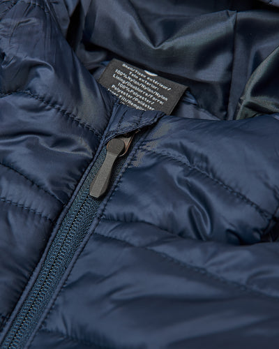 Hooded Puffer Jacket - Navy