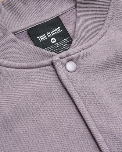 Fleece Bomber Jacket - Thistle