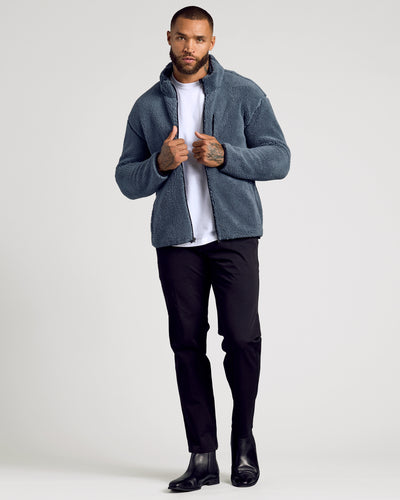 Sherpa Full Zip Jacket - Stormy