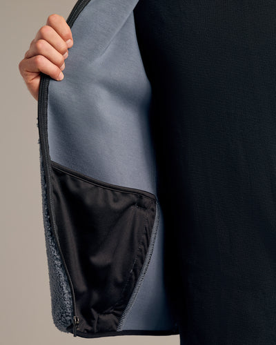 Sherpa Full Zip Jacket - Stormy