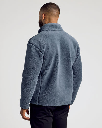 Sherpa Full Zip Jacket - Stormy