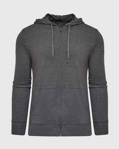 True ClassicCharcoal Heather Active Comfort Full Zip Hoodie