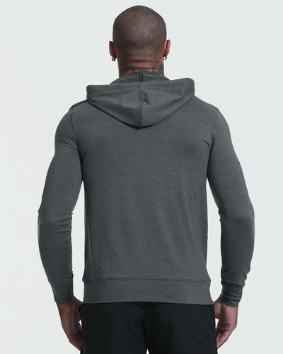 Active Comfort Full Zip - Charcoal Heather Gray