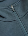 Neptune Half Zip Fleece Sweatshirt with metal zipper and pocket seam.