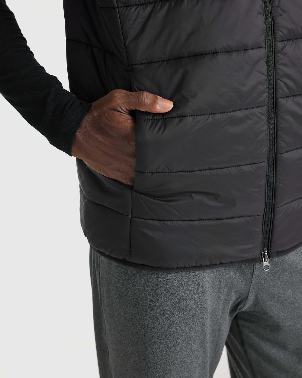 Black Puffer Vest