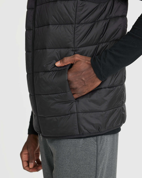 Black Puffer Vest