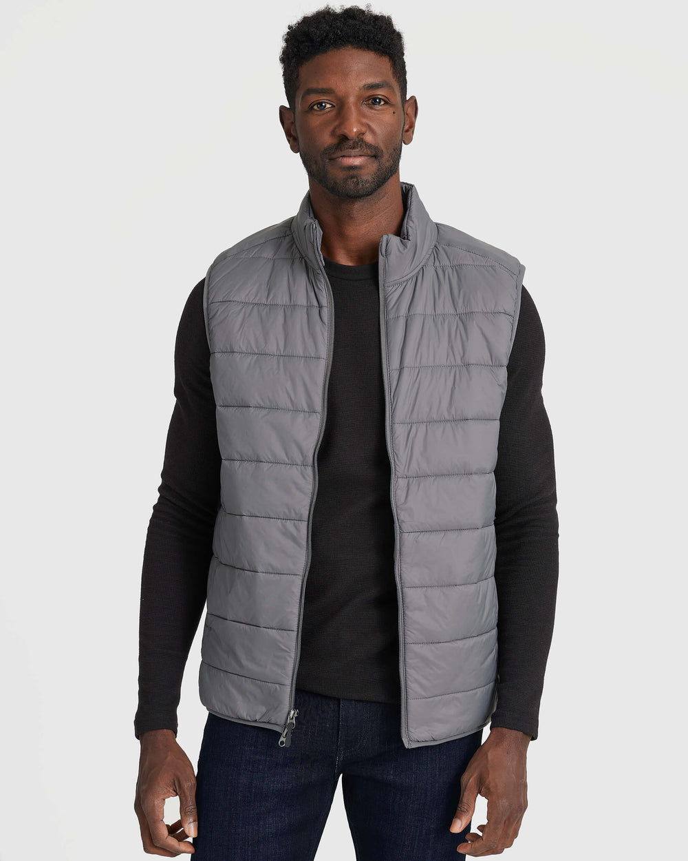 Gunmetal Puffer Vest