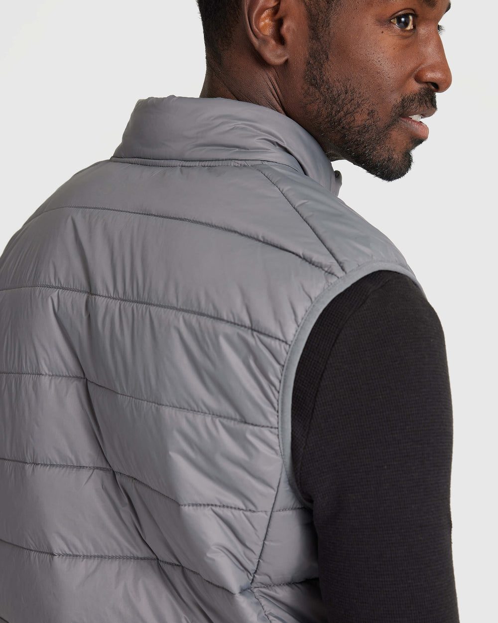 Gunmetal Puffer Vest