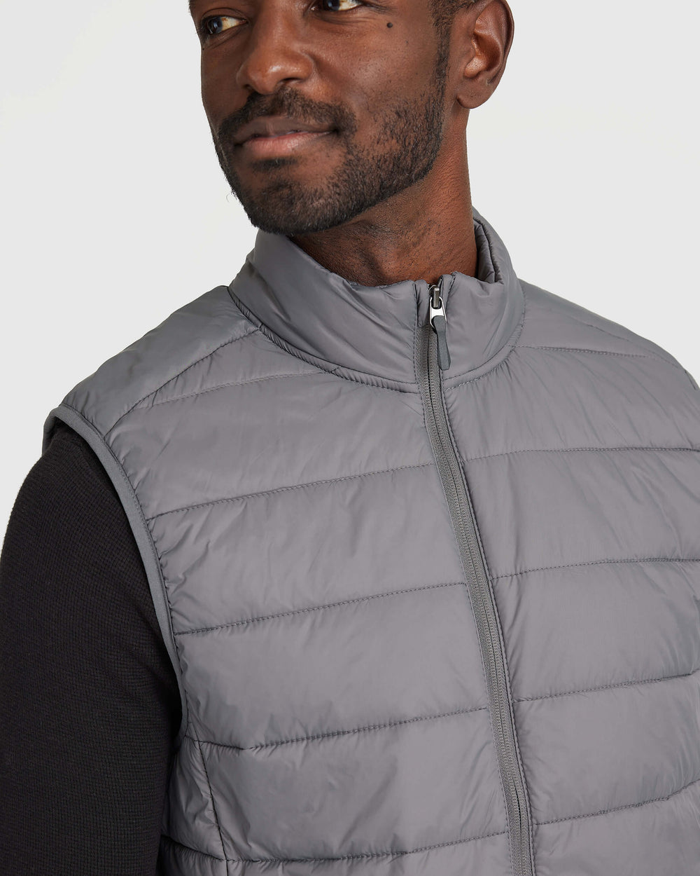 Gunmetal Puffer Vest