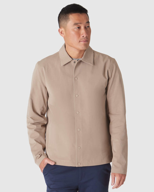 Khaki Coaches Jacket