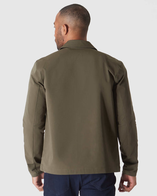 Military Green Coaches Jacket