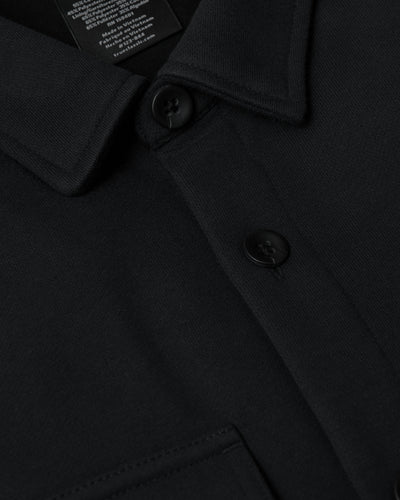 Fleece Shirt Jacket - Black