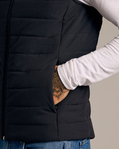 True ClassicBlack Puffer Vest 2.0