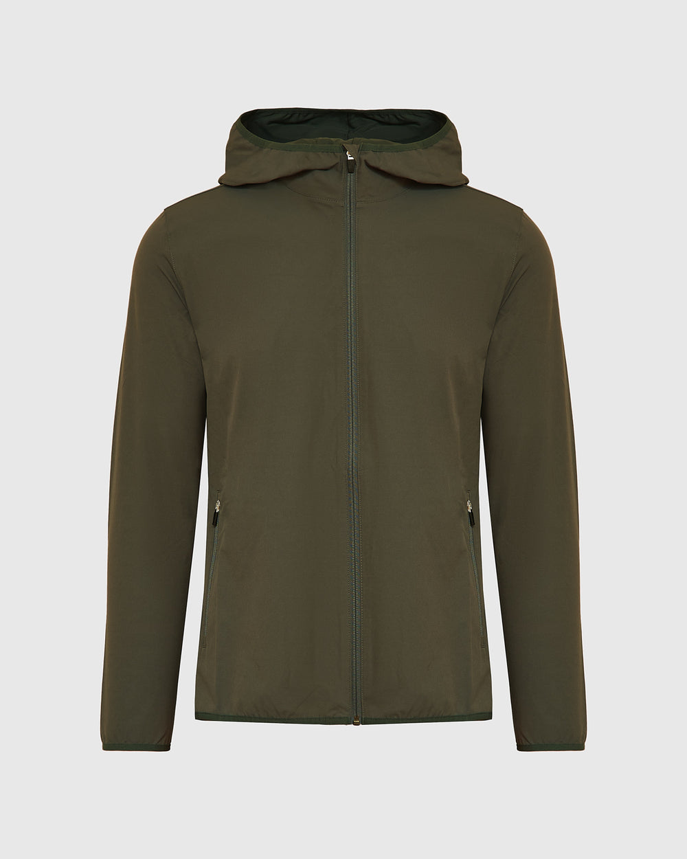 Olive Tech Windbreaker