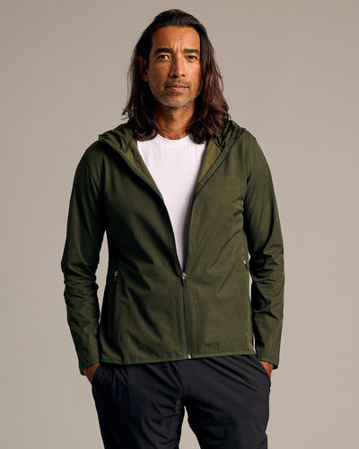 Tech Windbreaker - Olive