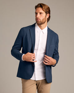 True ClassicNavy Comfort Knit Blazer 2.0