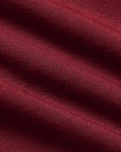 Slouch Pullover Crew - Dark Maroon