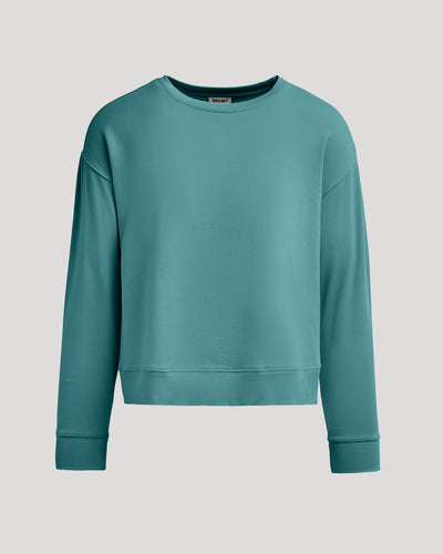 Slouch Pullover Crew - Stormcloud