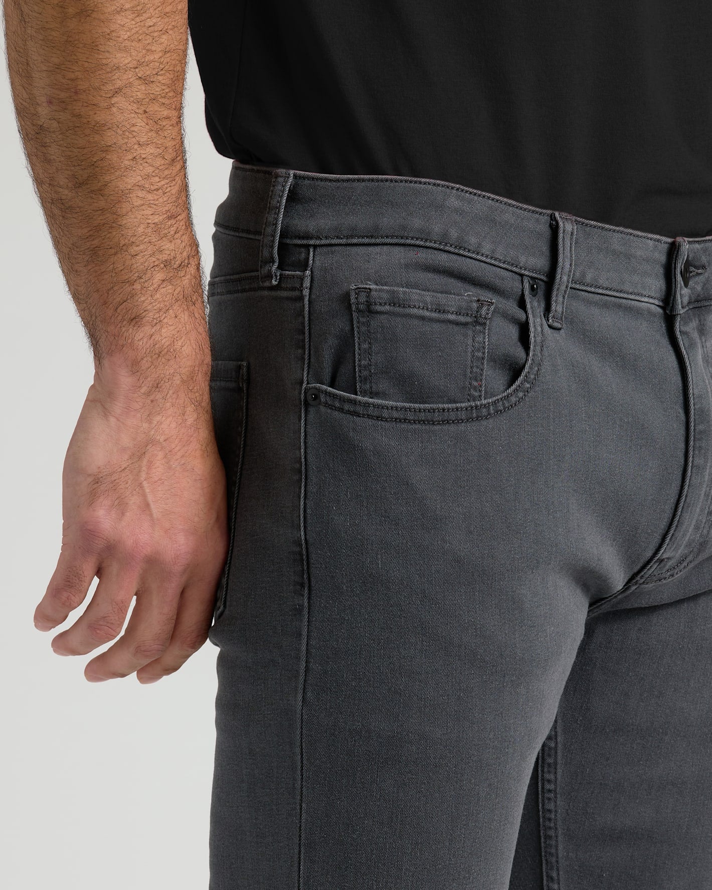 Black & Gray Wash Slim Comfort Stretch Jeans 2-Pack