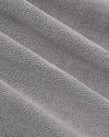 Medium Gray Wash Slim Comfort Stretch Jeans close-up, showing twill-style weave.