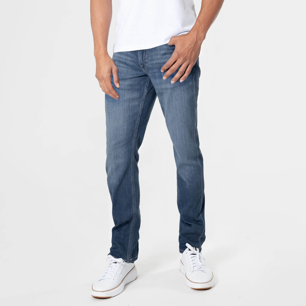 Medium Indigo Wash Slim Comfort Jeans