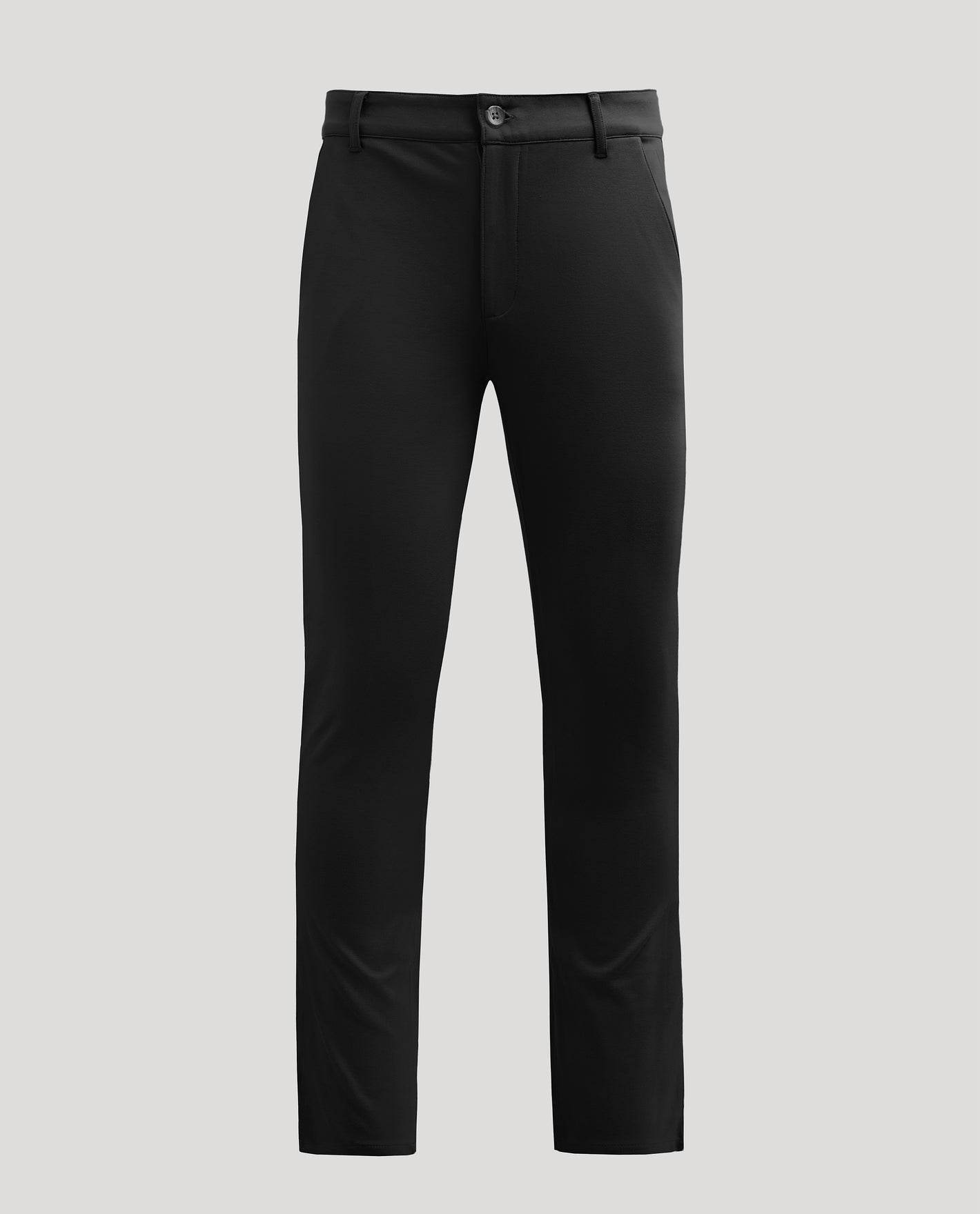 Black Slim Comfort Knit Chino Pant