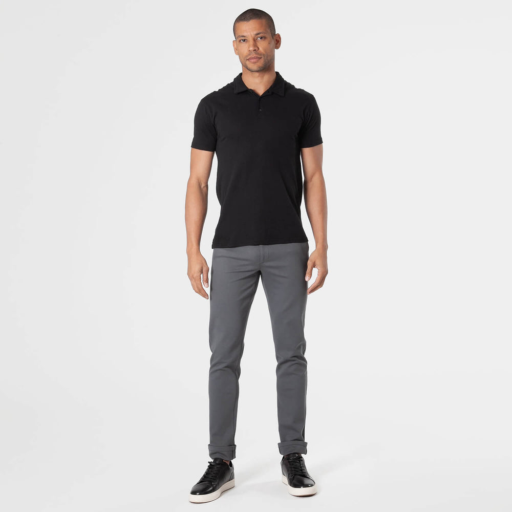 Carbon Slim Comfort Knit Chino Pant