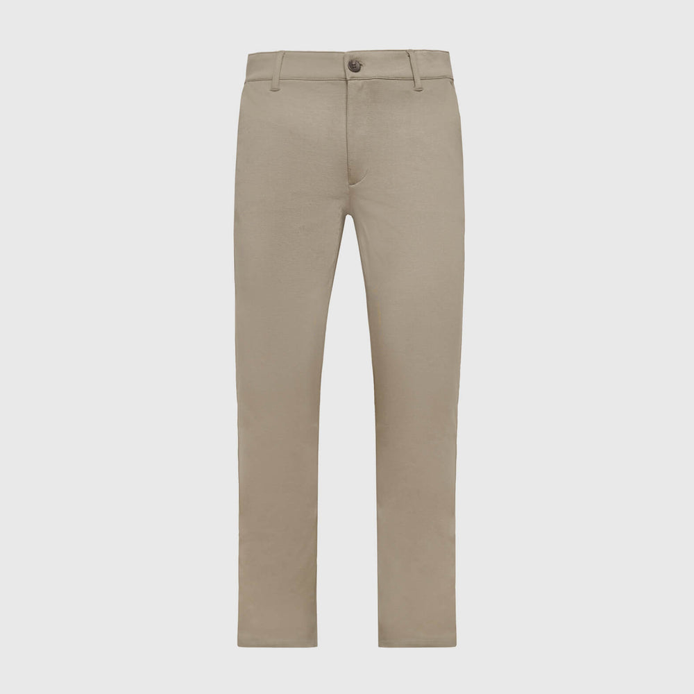 Khaki Slim Comfort Knit Chino Pant