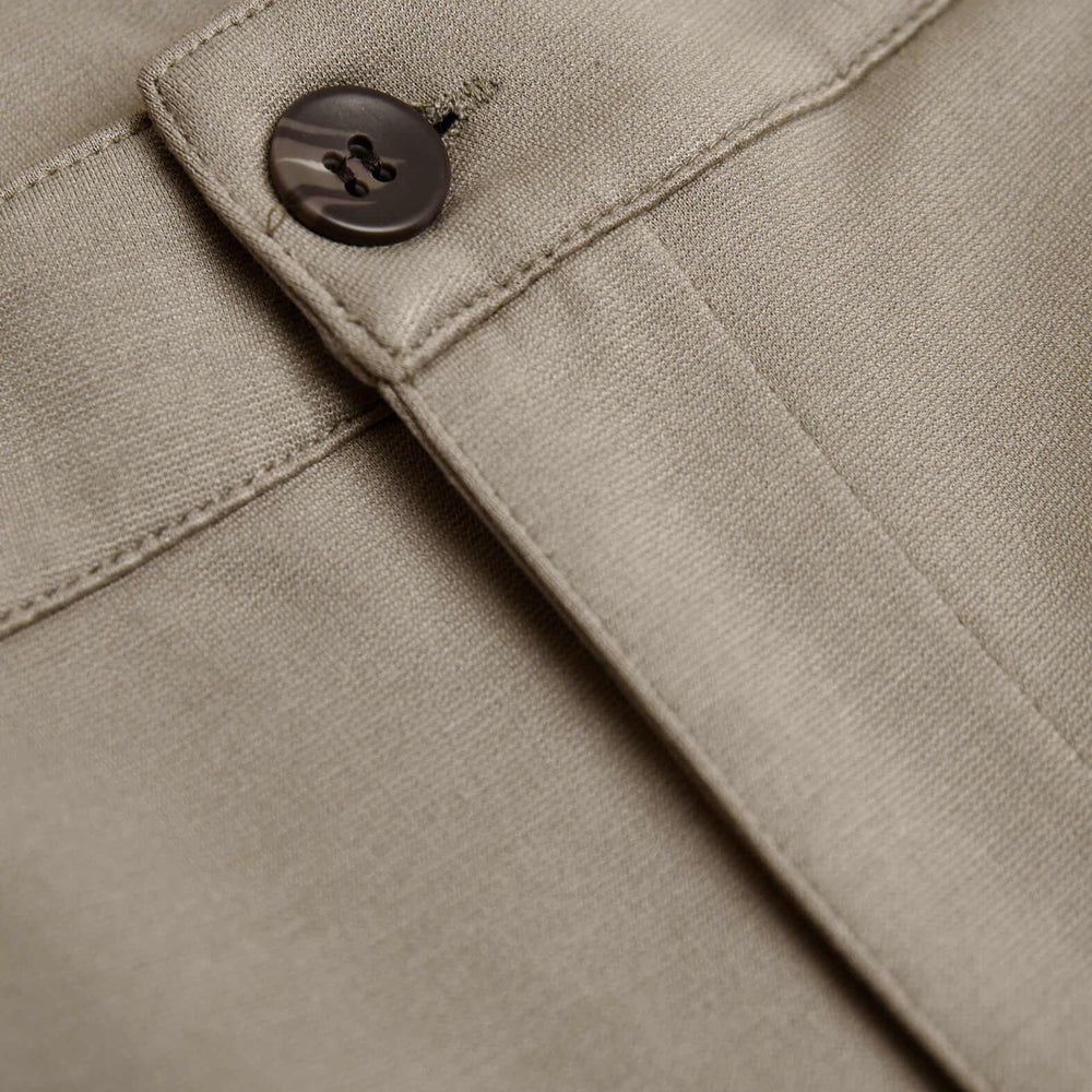 Khaki Slim Comfort Knit Chino Pant